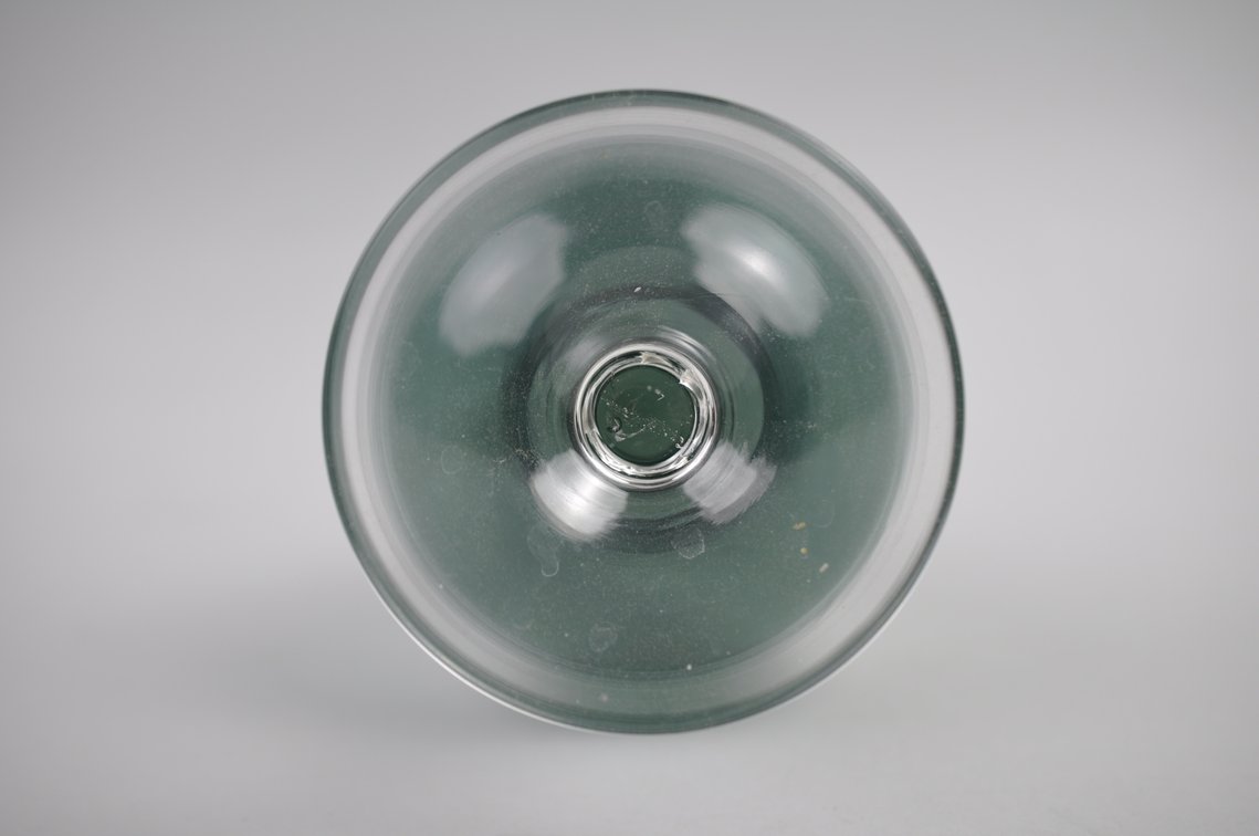 Italian Glass Decanter w/ Flame Stopper, photo 13 of 14