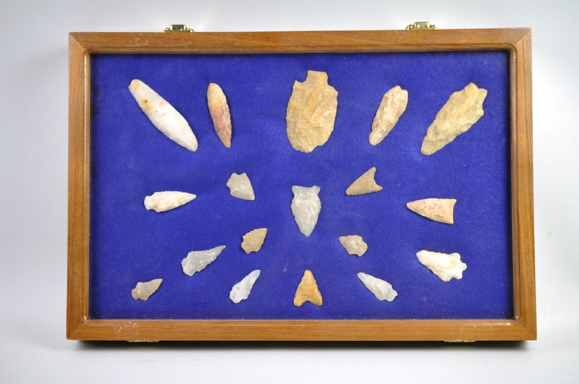 Collection of Arrowheads and Displays, photo 2 of 30