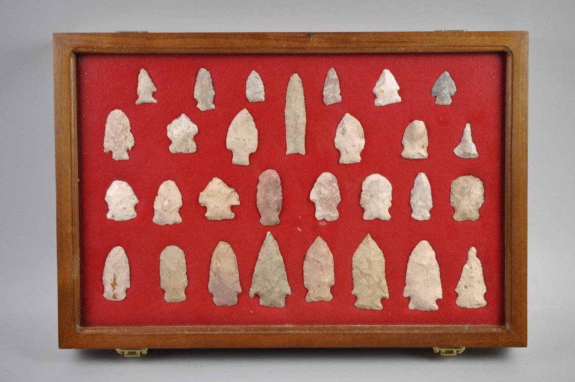 Collection of Arrowheads and Displays, photo 10 of 30