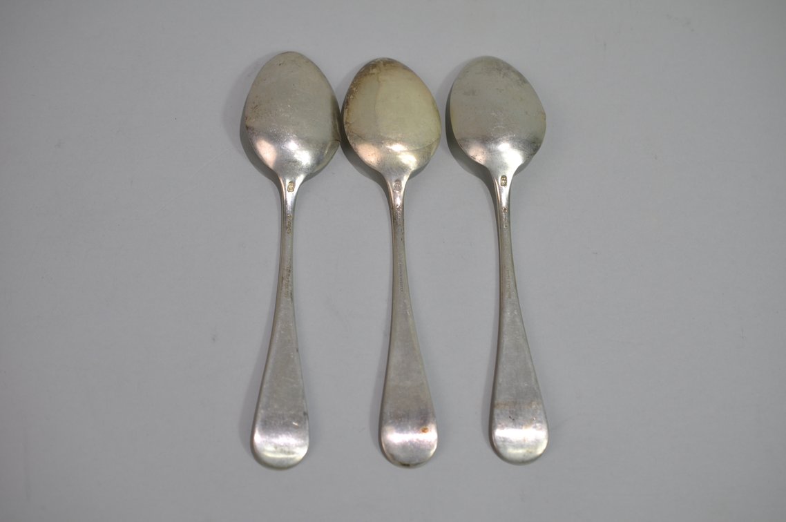 Sterling Silver Serving Spoons Set, photo 2 of 10