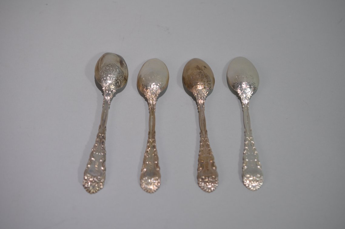 Engraved Sterling Silver Teaspoons, photo 2 of 8