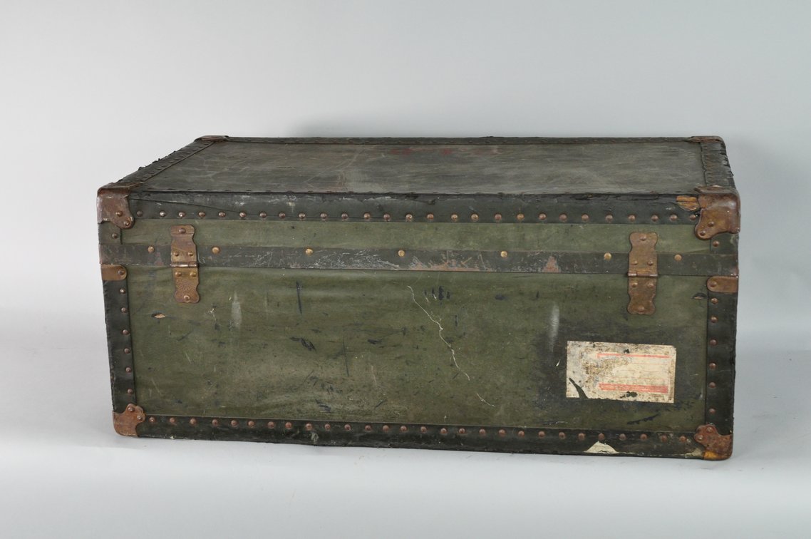 US Military Foot Locker and Steamer Trunk, photo 9 of 20