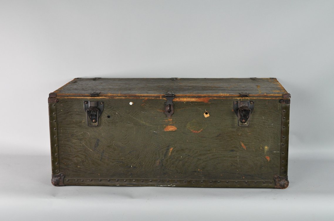 US Military Foot Locker and Steamer Trunk, photo 10 of 20