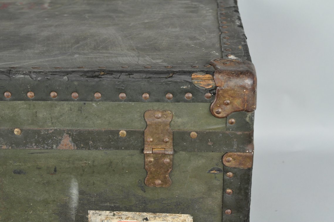 US Military Foot Locker and Steamer Trunk, photo 11 of 20