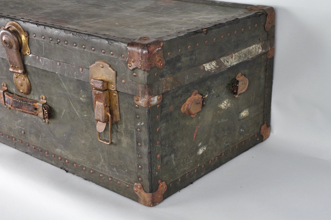 US Military Foot Locker and Steamer Trunk, photo 2 of 20