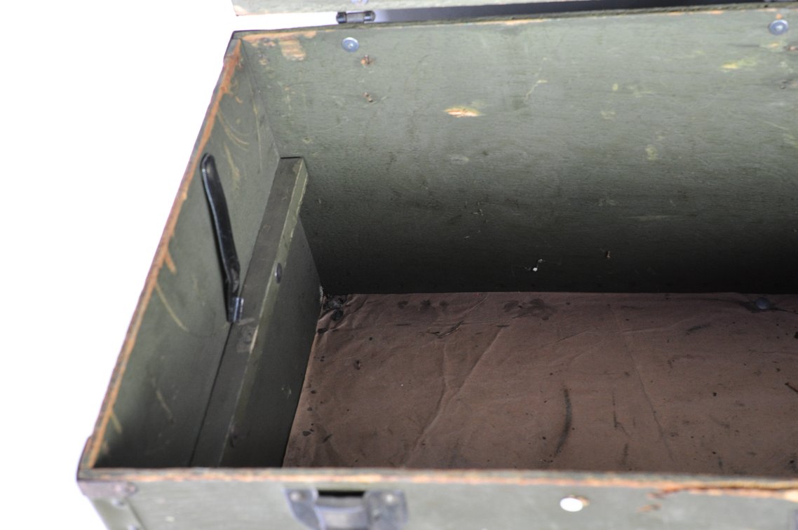 US Military Foot Locker and Steamer Trunk, photo 17 of 20