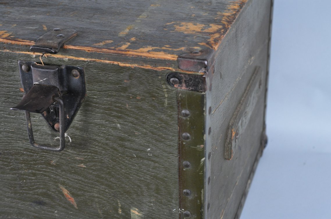 US Military Foot Locker and Steamer Trunk, photo 18 of 20
