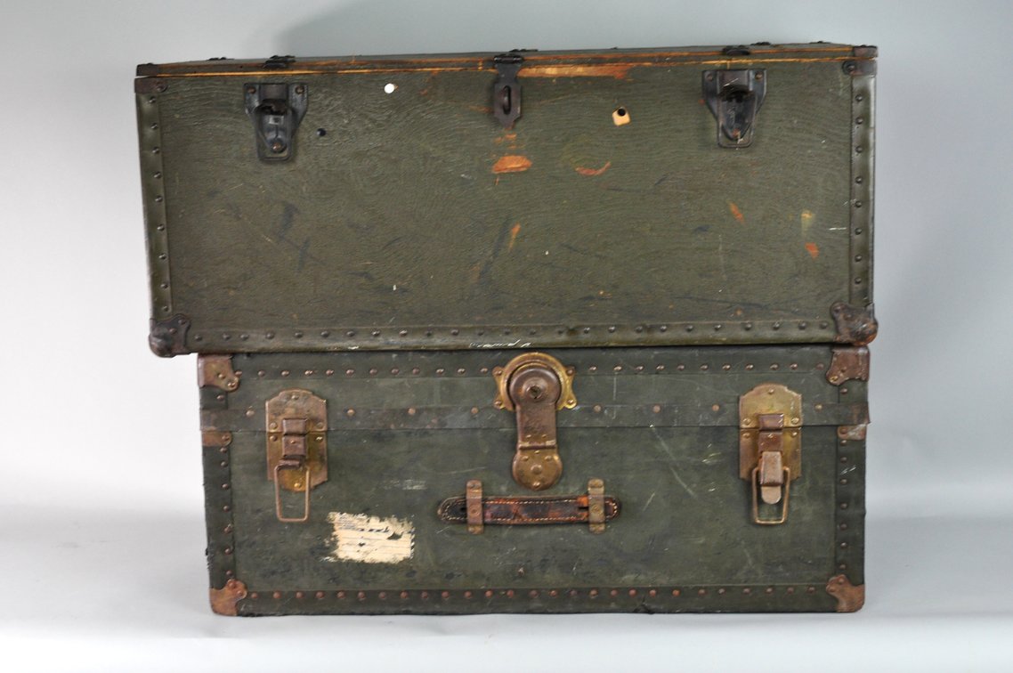 US Military Foot Locker and Steamer Trunk, photo 20 of 20