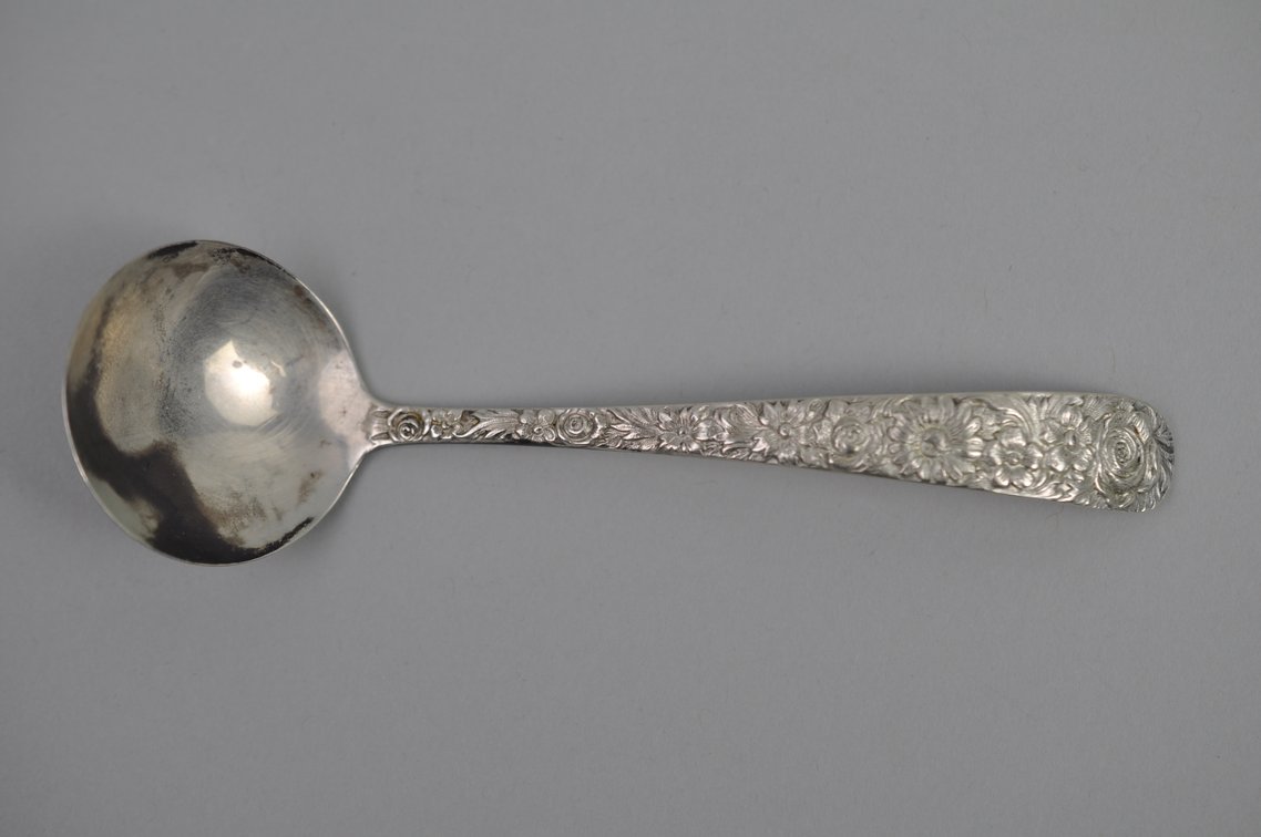 Sterling Silverware w/ Repousse Pattern, photo 12 of 17