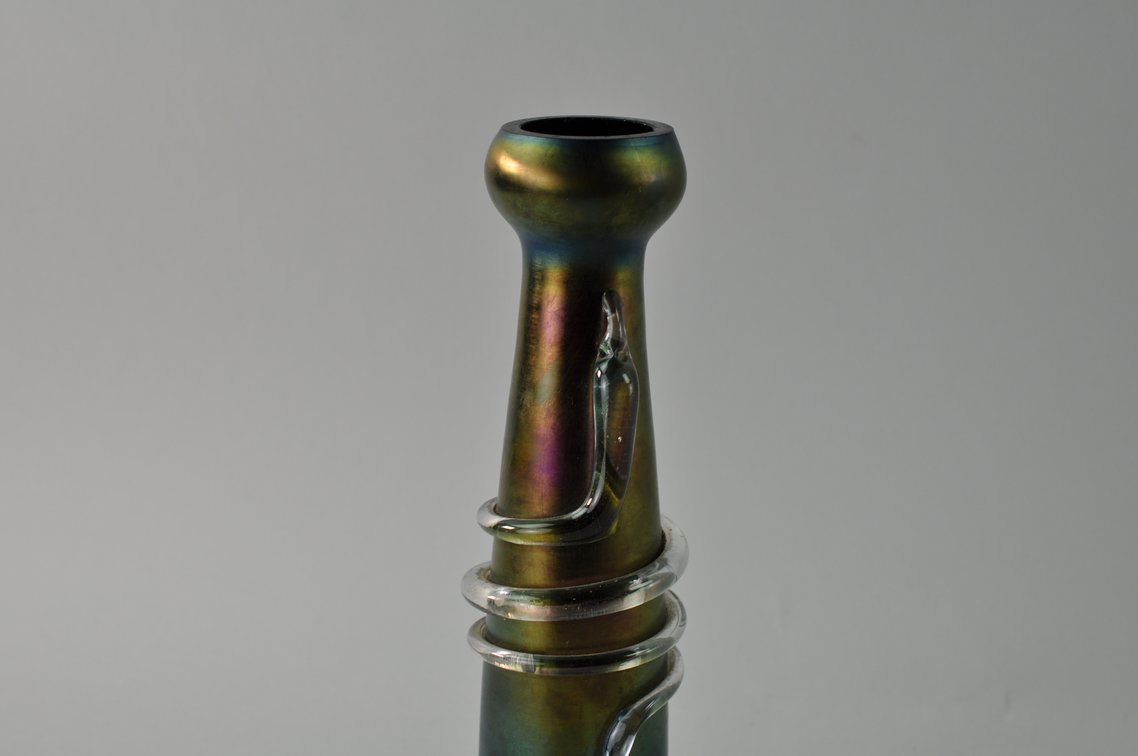 Loetz Glass Art Nouveau Snake Vase, photo 2 of 11