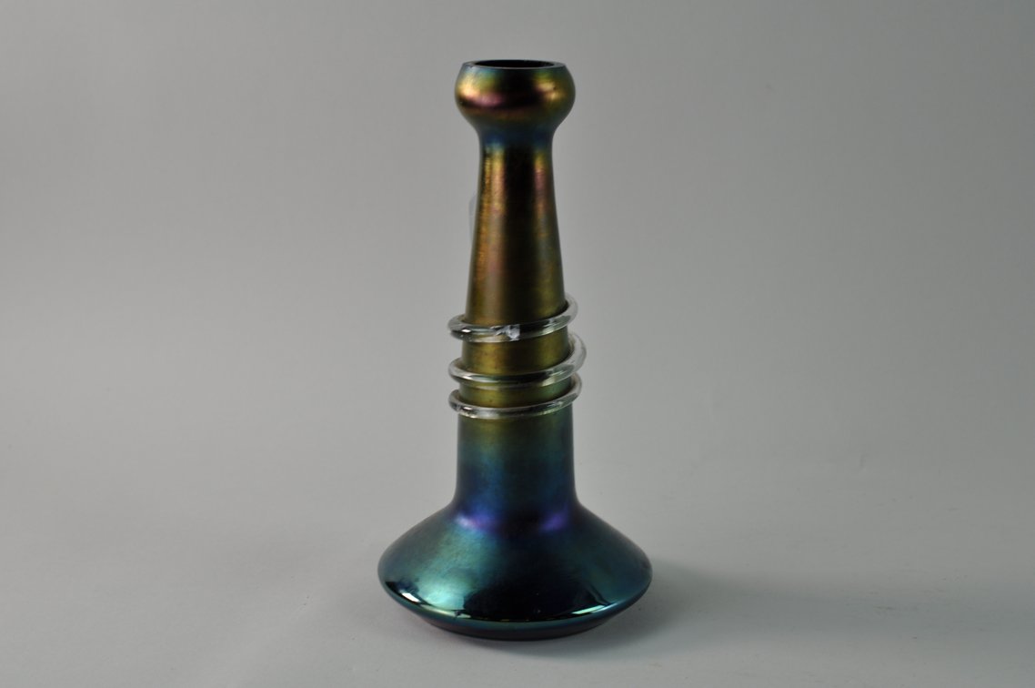Loetz Glass Art Nouveau Snake Vase, photo 8 of 11