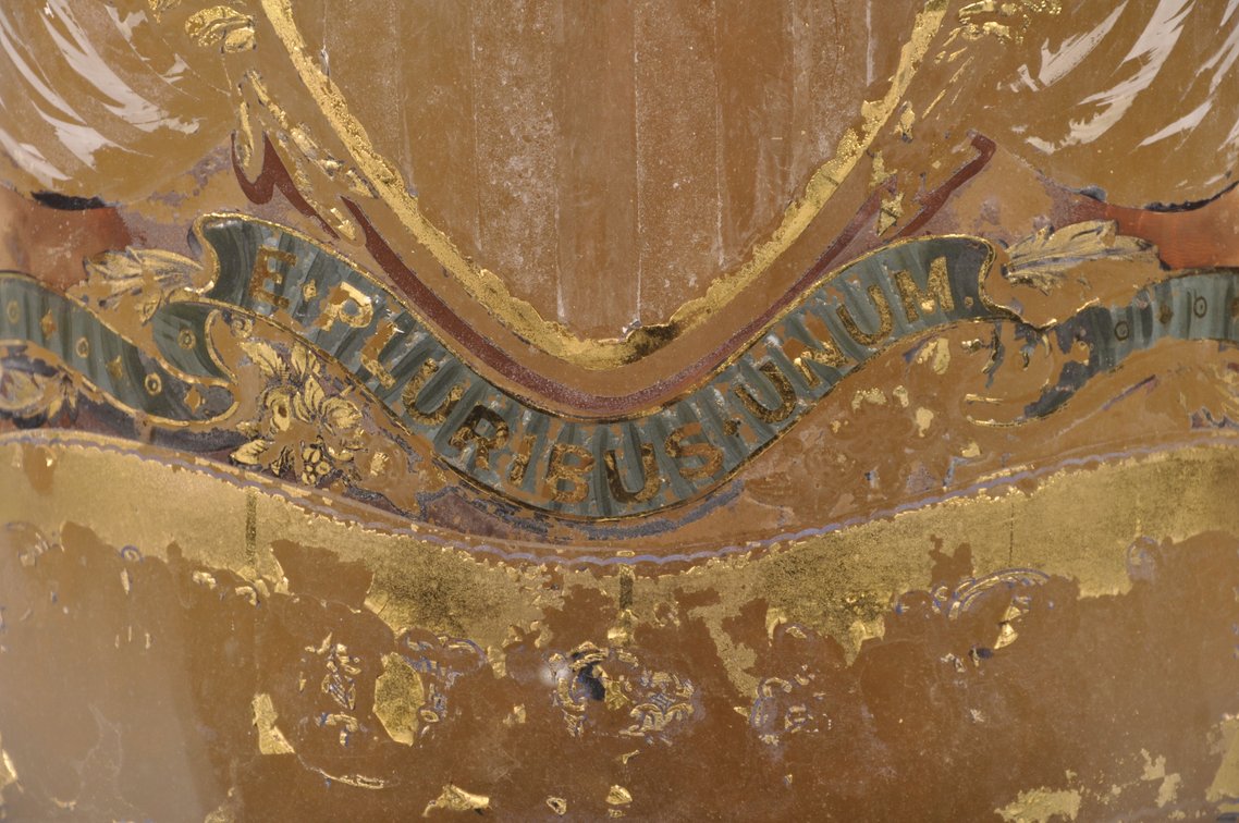 Apothecary Reverse Painted Large Glass Canister, photo 7 of 12