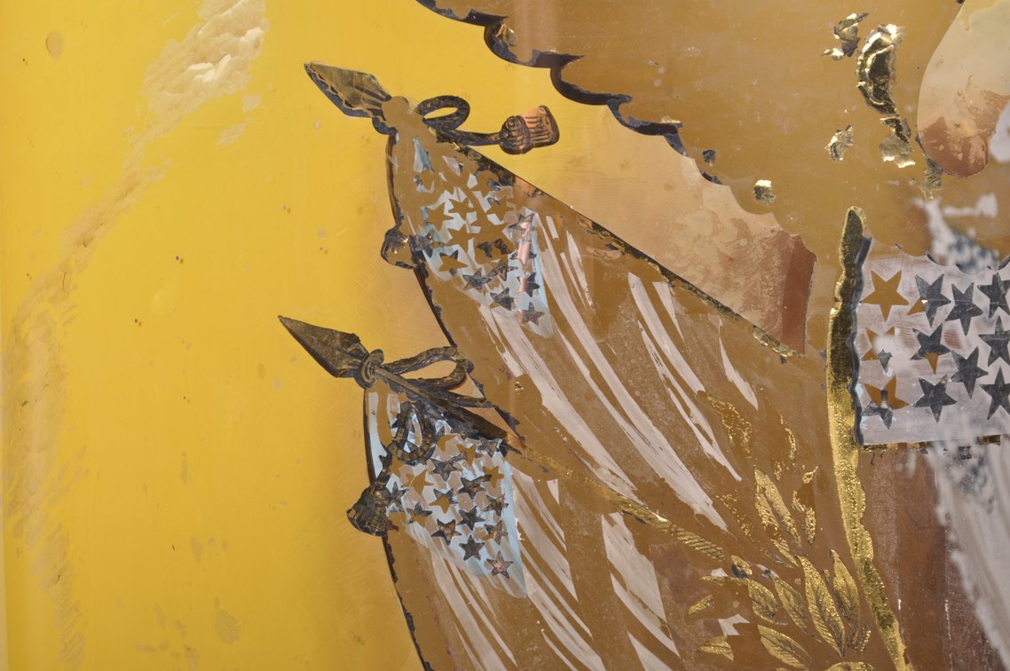 Apothecary Reverse Painted Large Glass Canister, photo 8 of 12