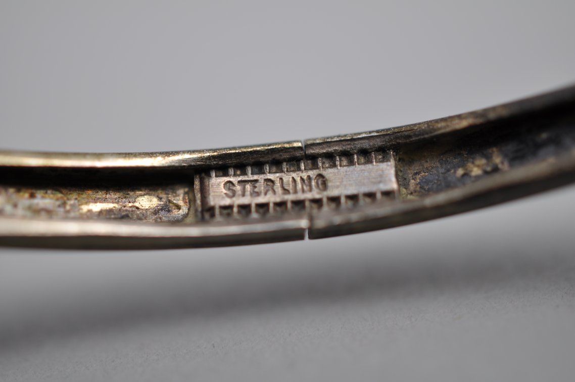 Sterling Cross Necklace and Bangles, photo 9 of 14