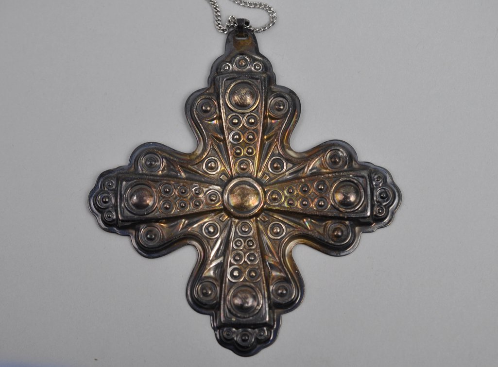 Sterling Cross Necklace and Bangles, photo 12 of 14