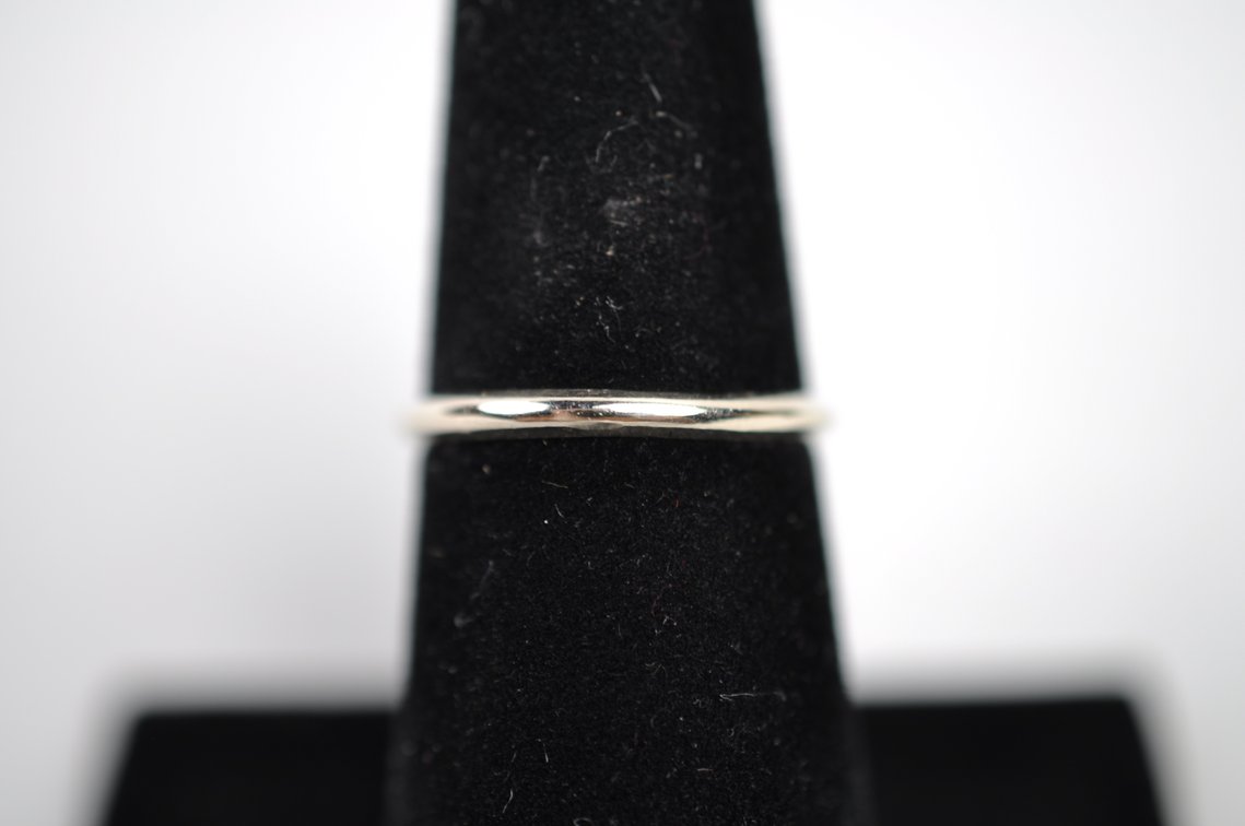 14K Oval Cut Diamond Engagement Ring, photo 5 of 8