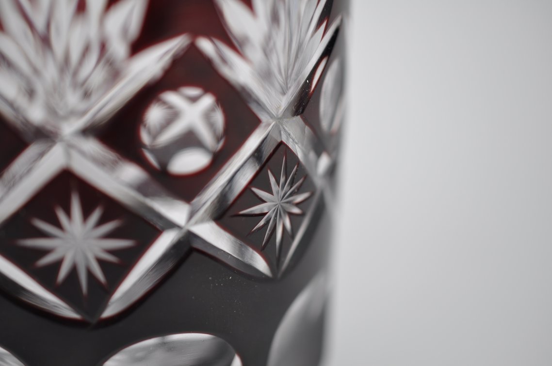Pickle Castor Cranberry Glass with Utensil, photo 19 of 20