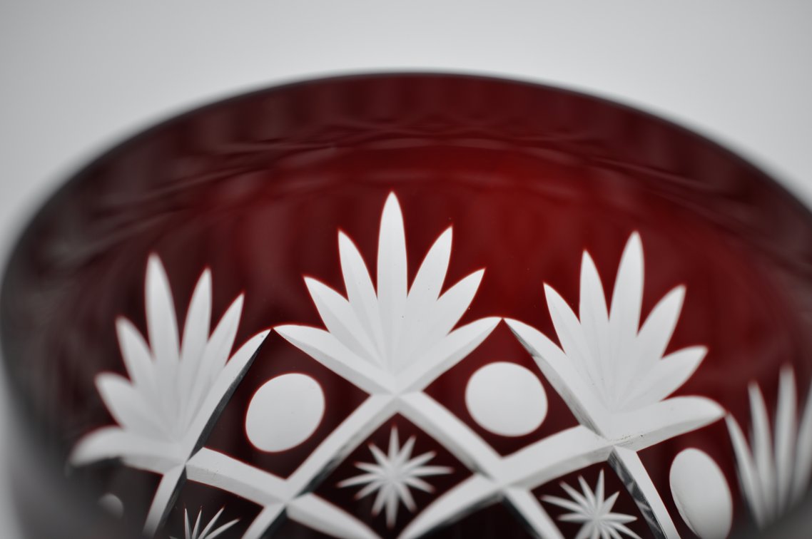 Pickle Castor Cranberry Glass with Utensil, photo 18 of 20