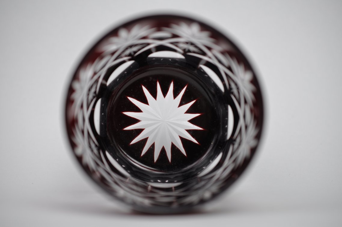 Pickle Castor Cranberry Glass with Utensil, photo 16 of 20