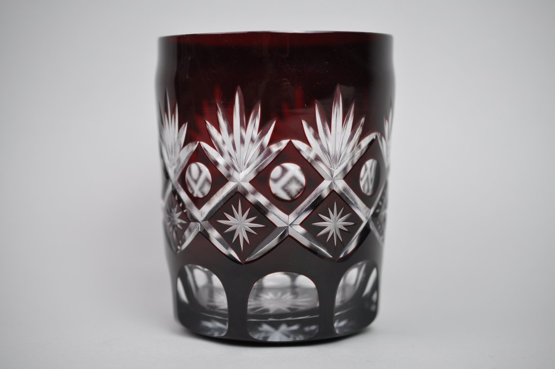 Pickle Castor Cranberry Glass with Utensil, photo 15 of 20