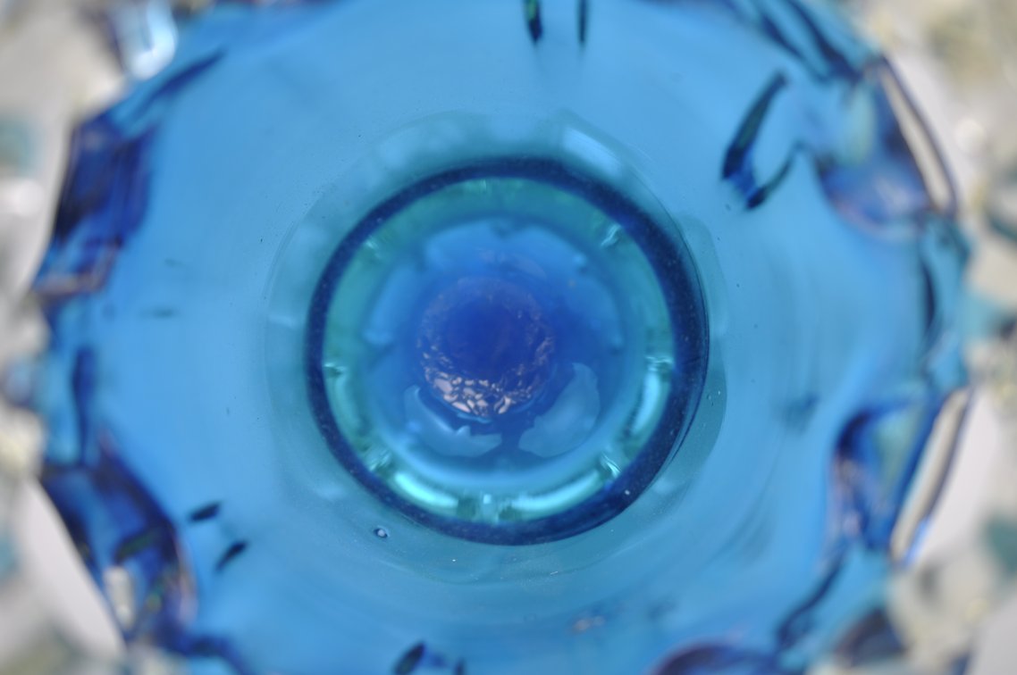 Murano Lattice Glass Vase, photo 10 of 15