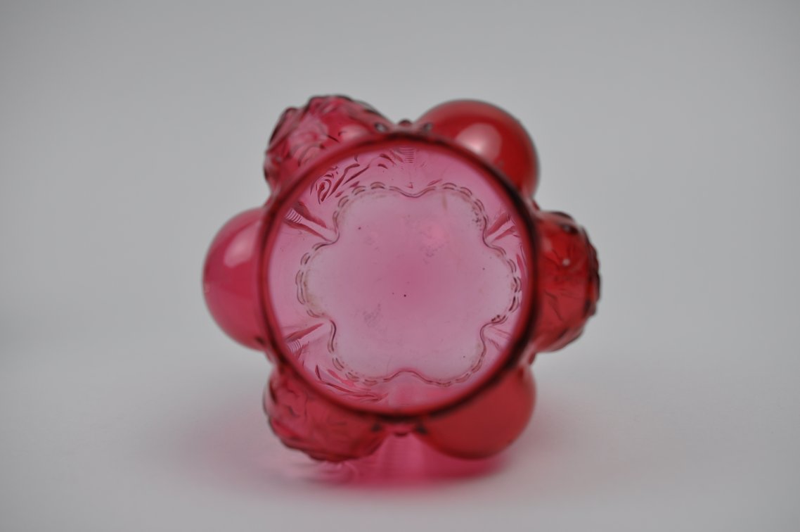 Pickle Castor Cranberry Glass + Utensil, photo 9 of 19