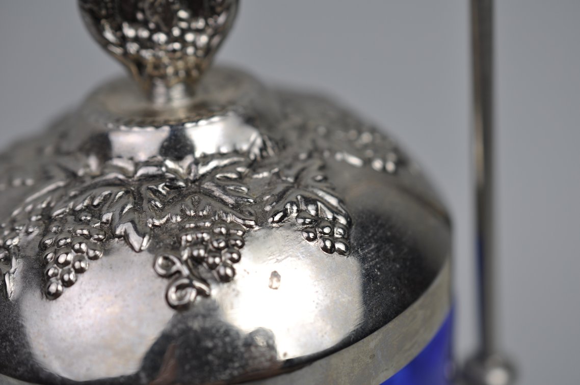 Pickle Castor with Cobalt Glass, photo 7 of 16