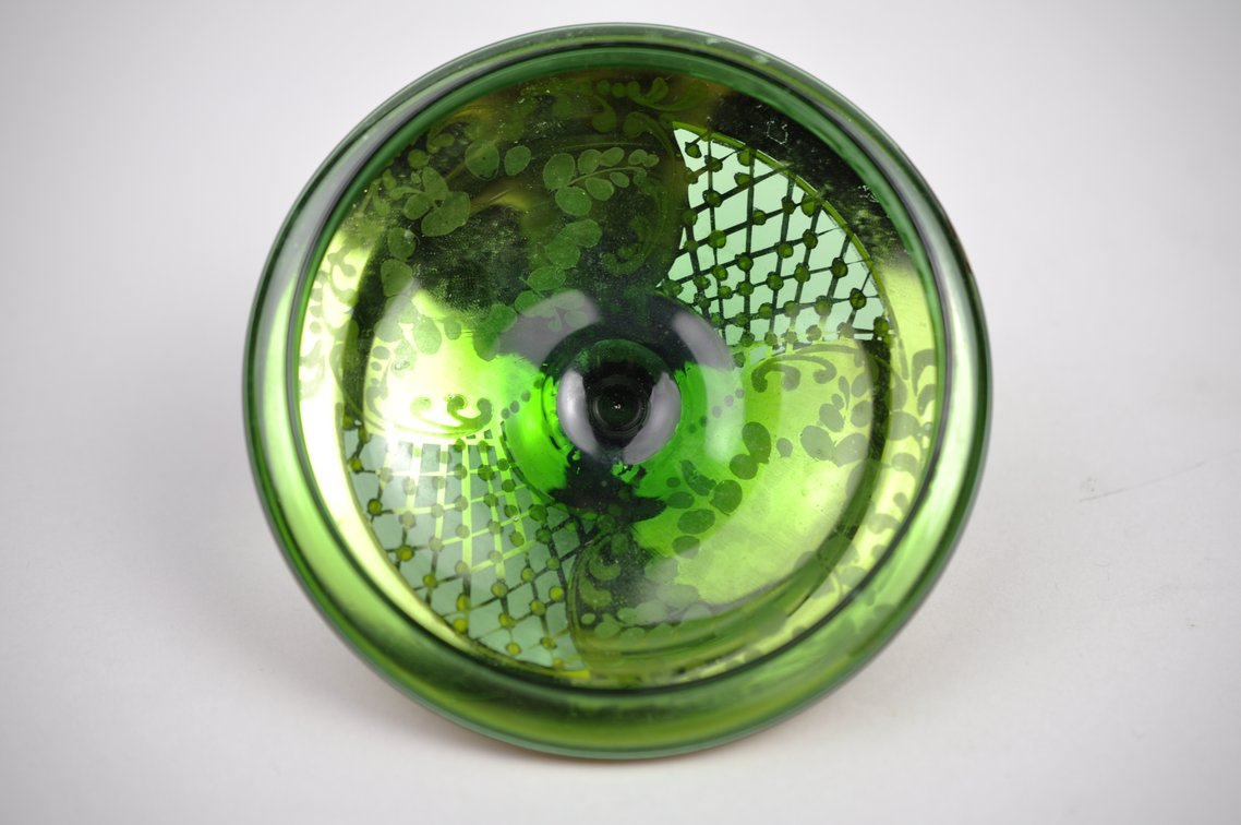 Tre Fuochi Gilded Glass Sugar Bowl, photo 11 of 11