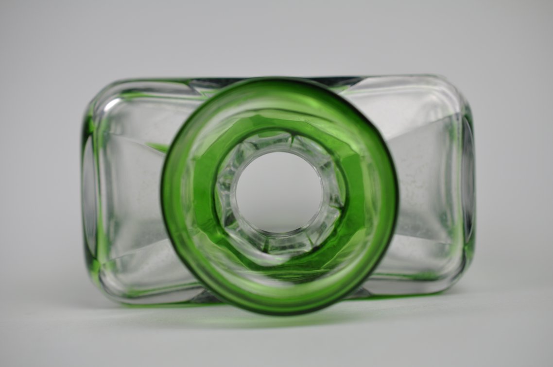Oaksea Decanter with Green Bubble Pattern, photo 16 of 17