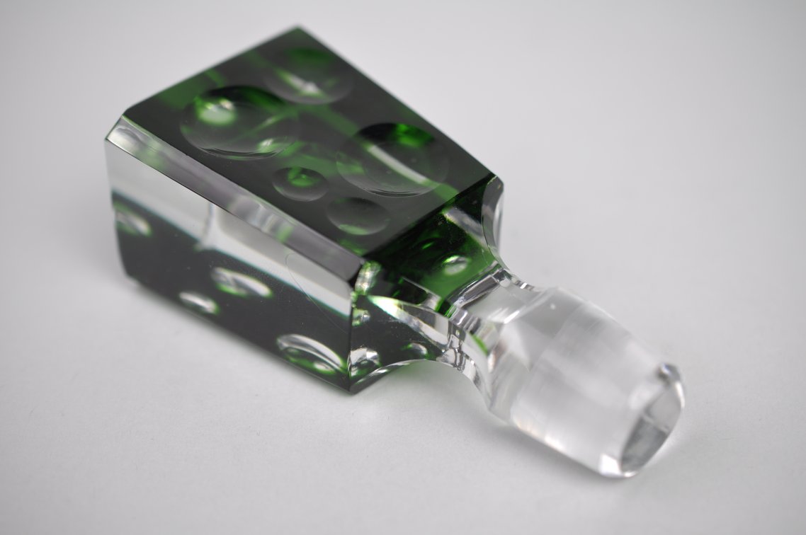 Oaksea Decanter with Green Bubble Pattern, photo 14 of 17