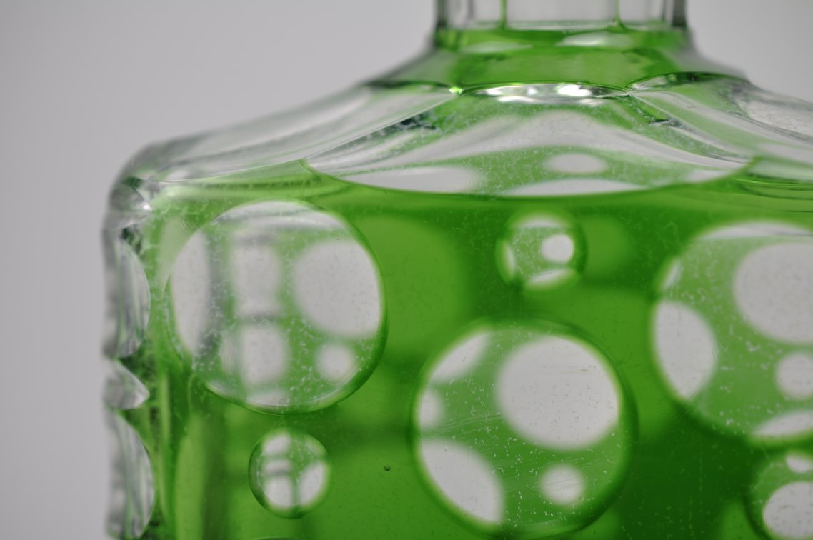 Oaksea Decanter with Green Bubble Pattern, photo 7 of 17