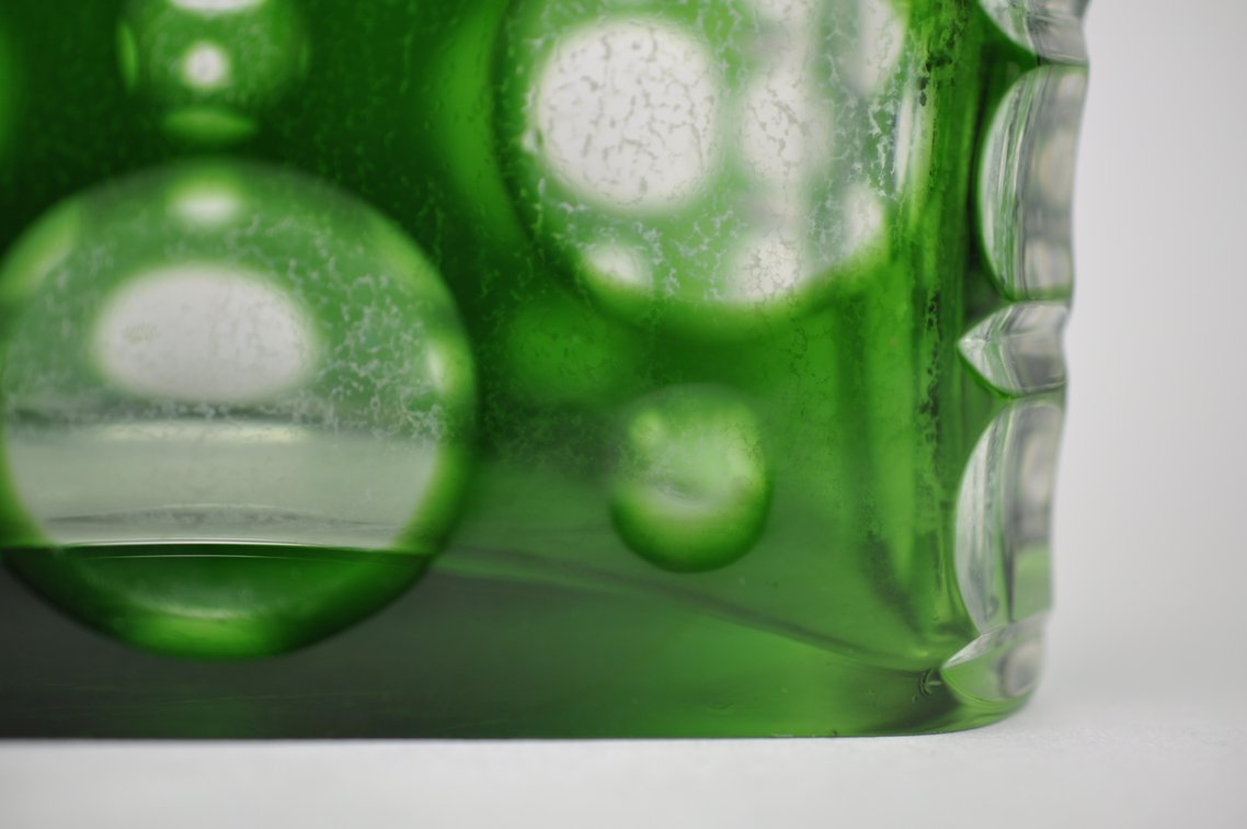Oaksea Decanter with Green Bubble Pattern, photo 9 of 17