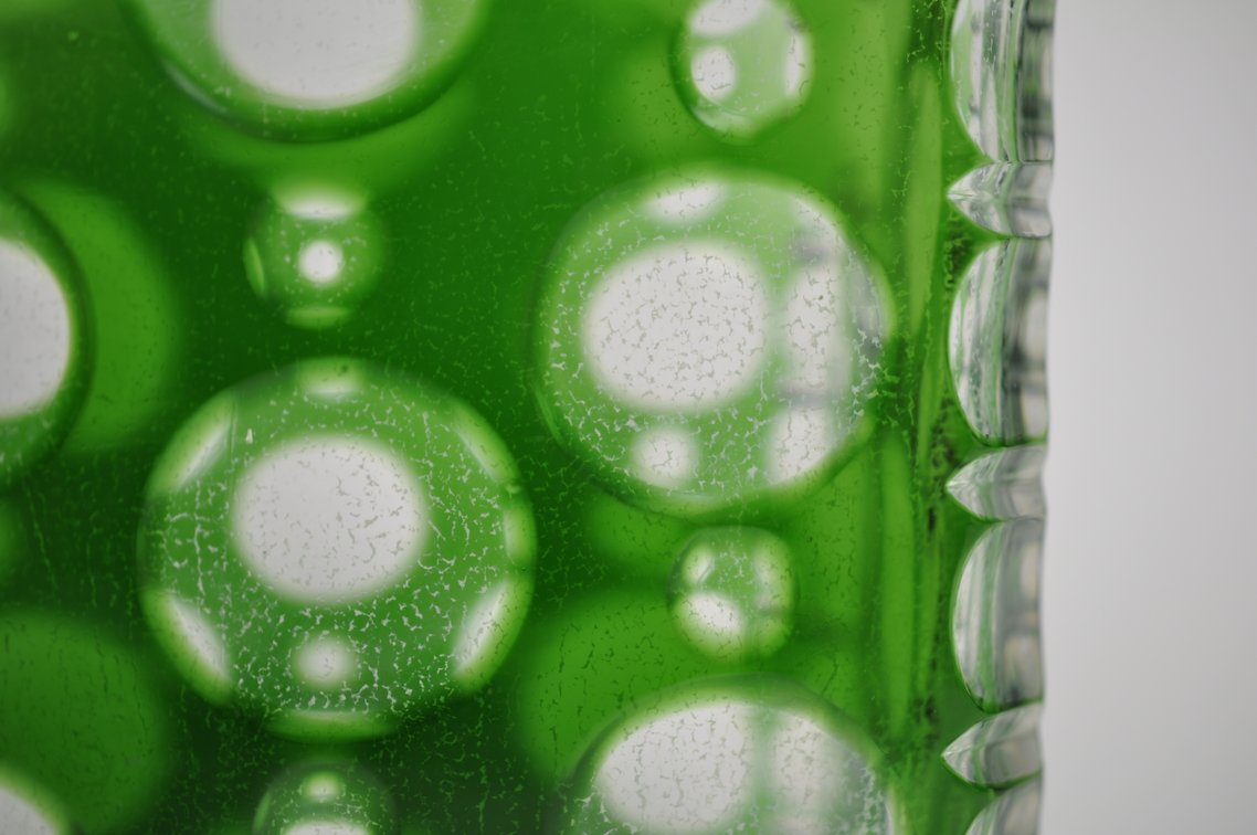 Oaksea Decanter with Green Bubble Pattern, photo 8 of 17