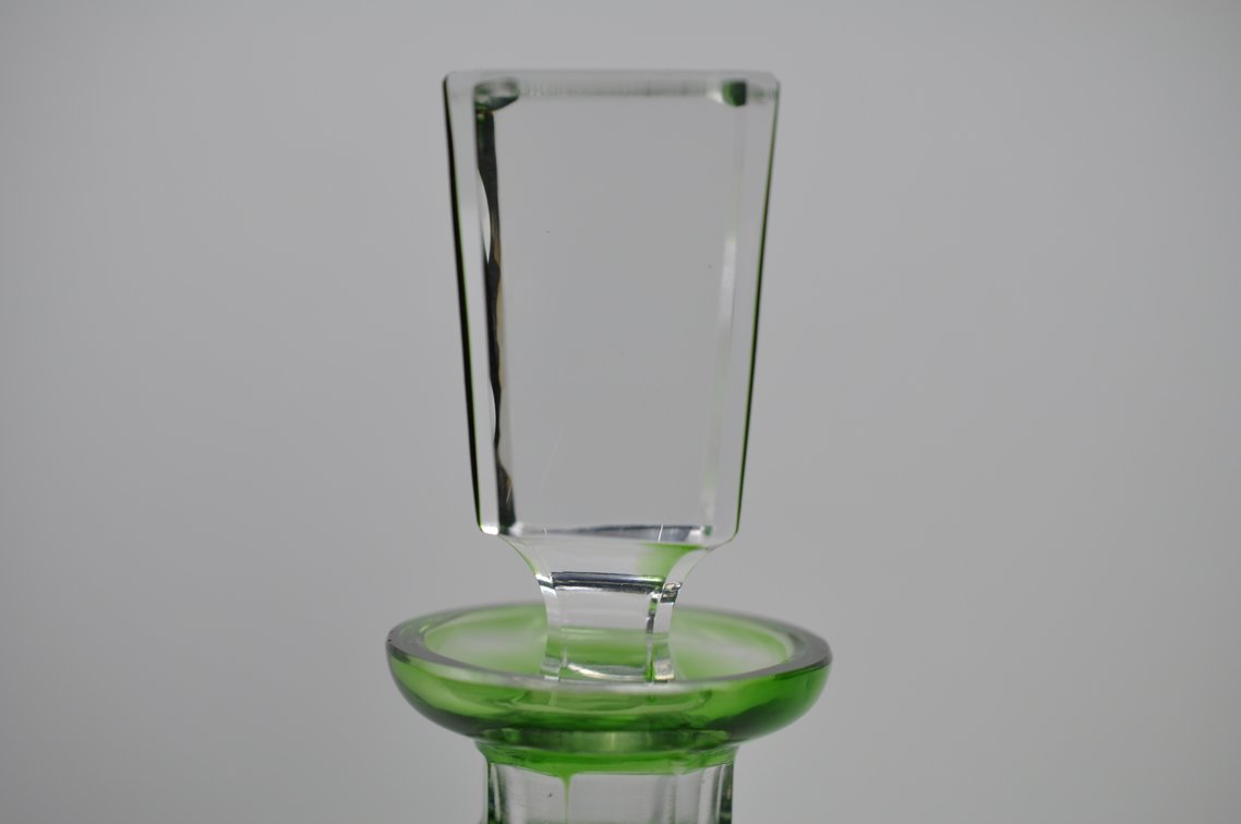 Oaksea Decanter with Green Bubble Pattern, photo 10 of 17