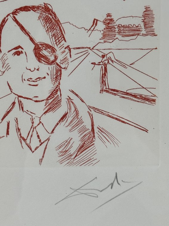 Salvador Dali Moshe Dayan, photo 2 of 8