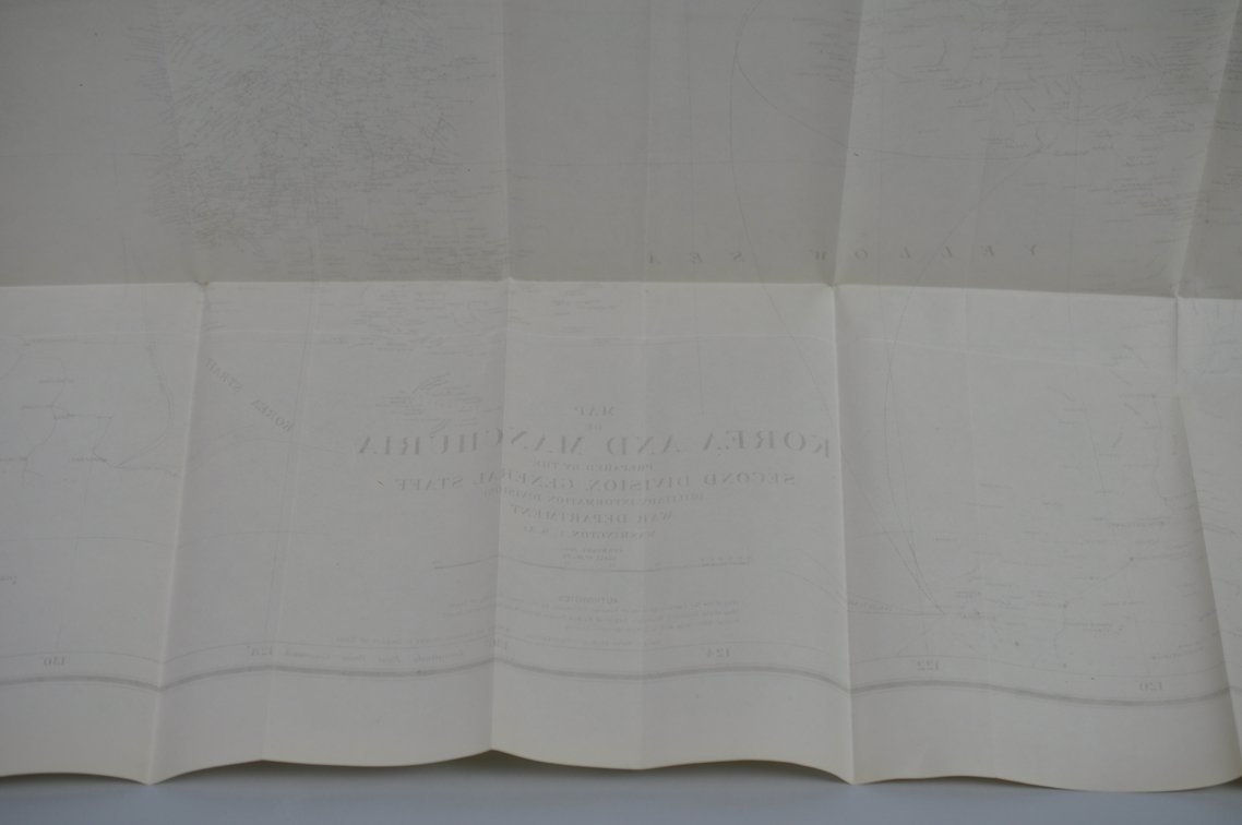 National Geographic Map of Manchuria and Korea 1904, photo 15 of 20