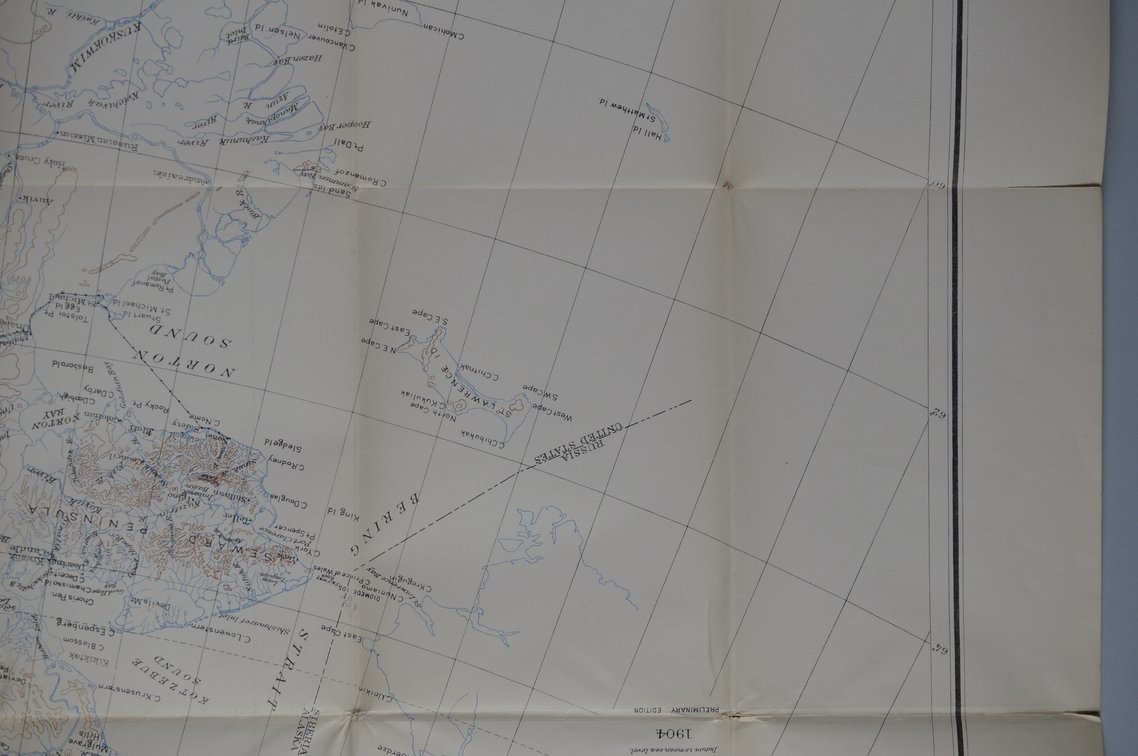 National Geographic Map of Alaska 1905, photo 10 of 22