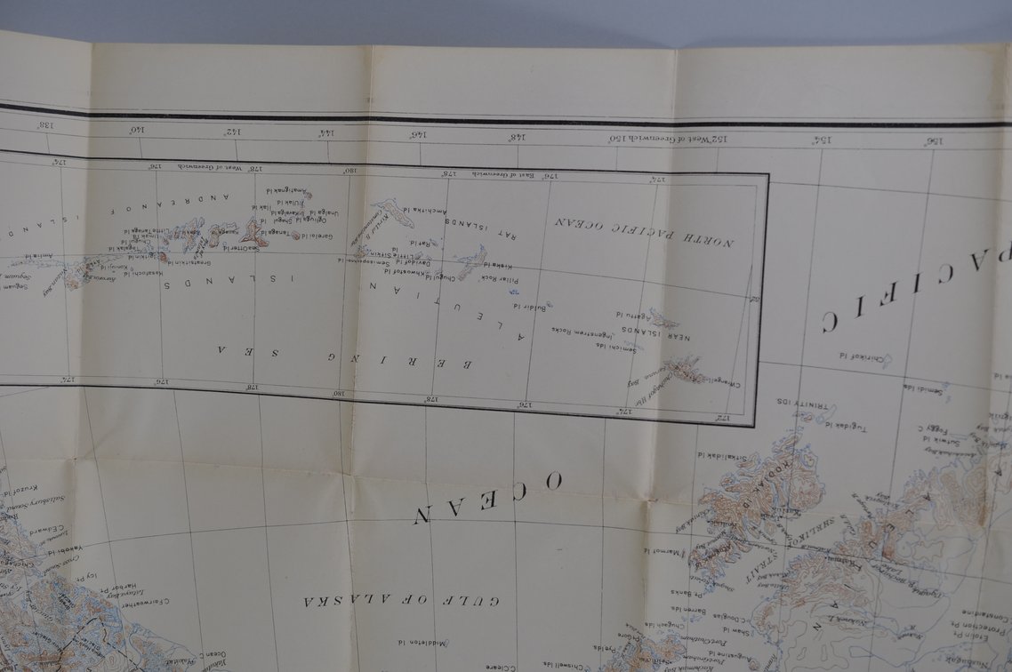 National Geographic Map of Alaska 1905, photo 8 of 22