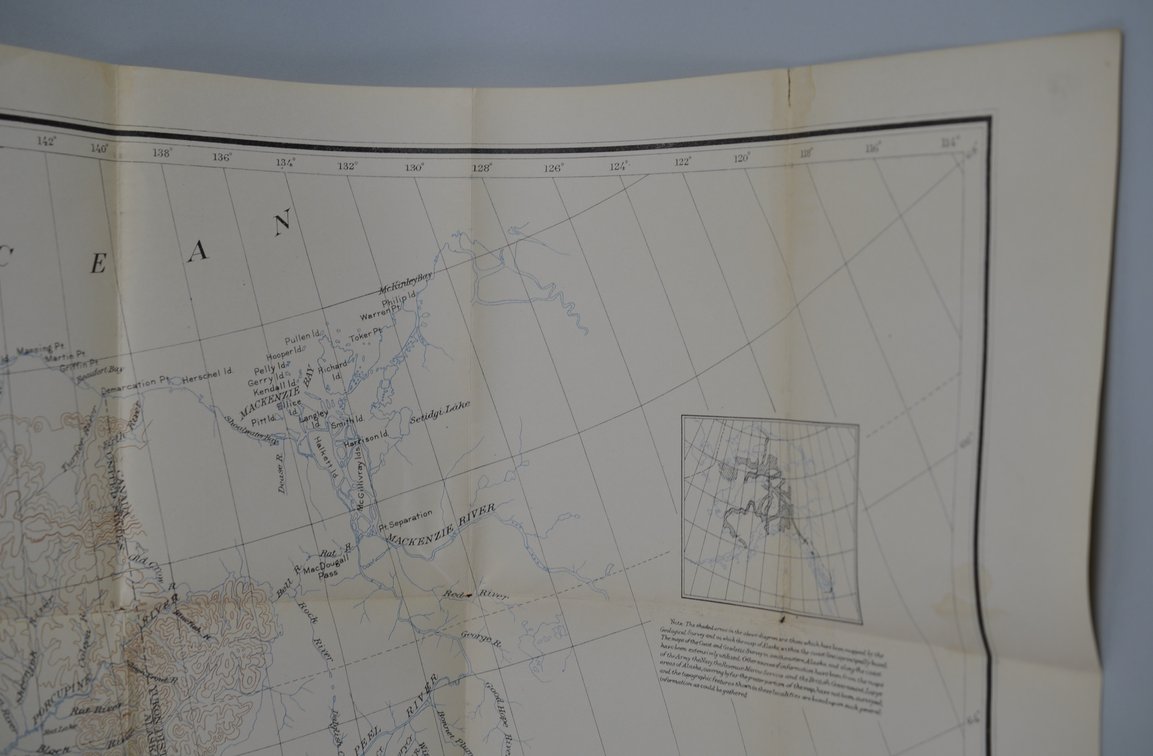 National Geographic Map of Alaska 1905, photo 4 of 22