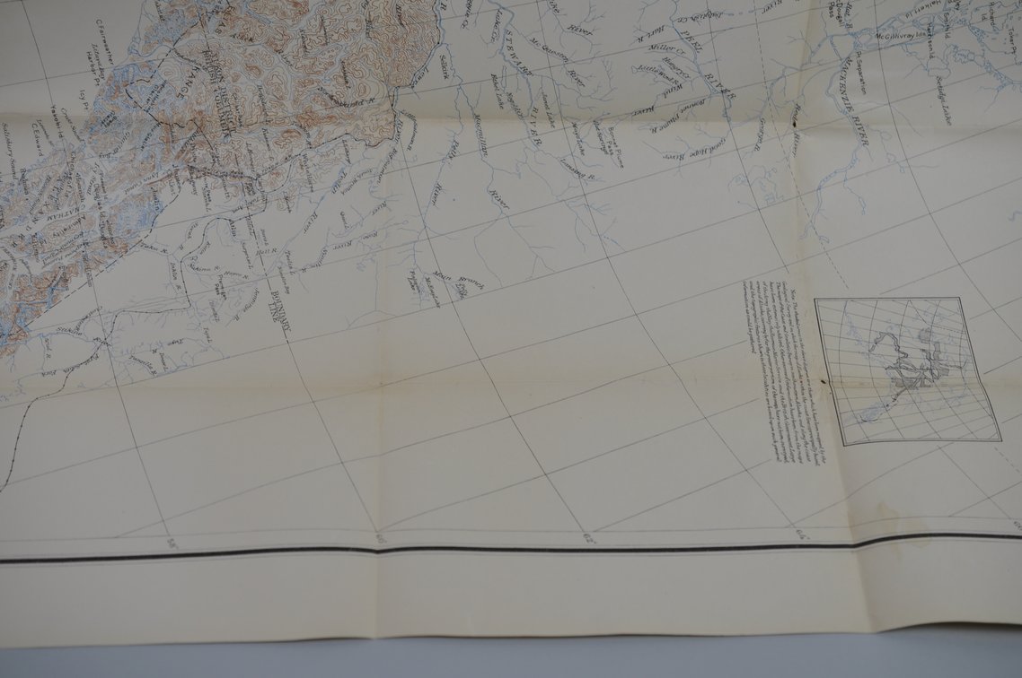 National Geographic Map of Alaska 1905, photo 5 of 22