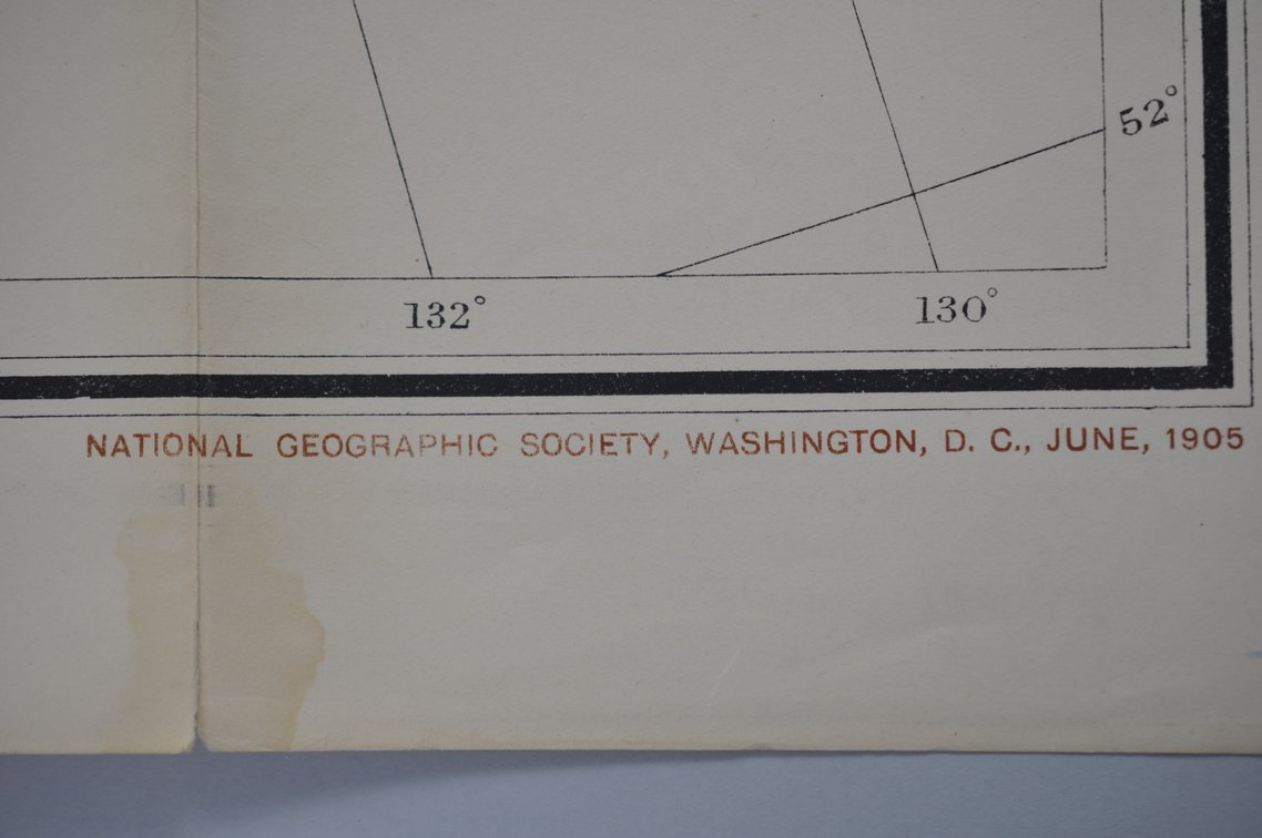 National Geographic Map of Alaska 1905, photo 7 of 22
