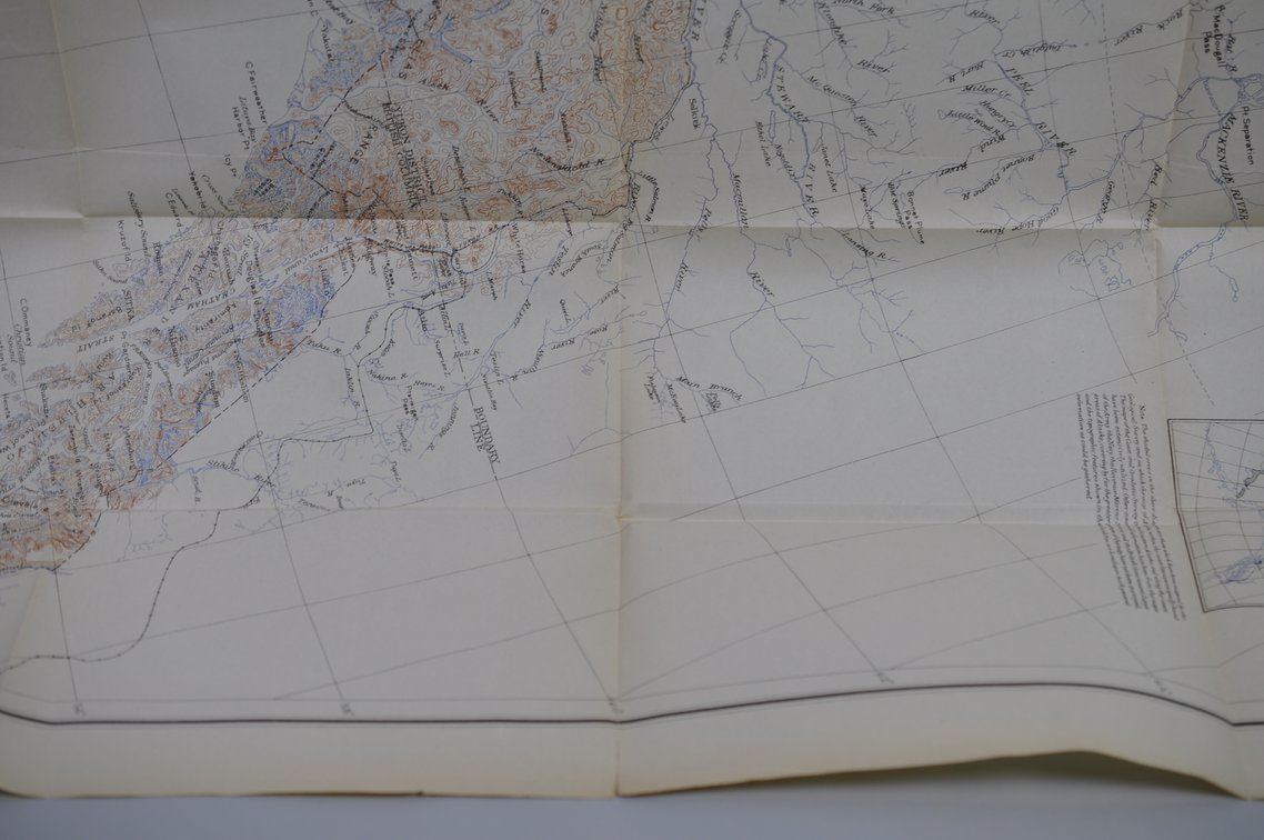 National Geographic Map of Alaska 1904, photo 5 of 23