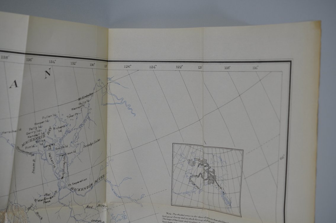 National Geographic Map of Alaska 1904, photo 4 of 23