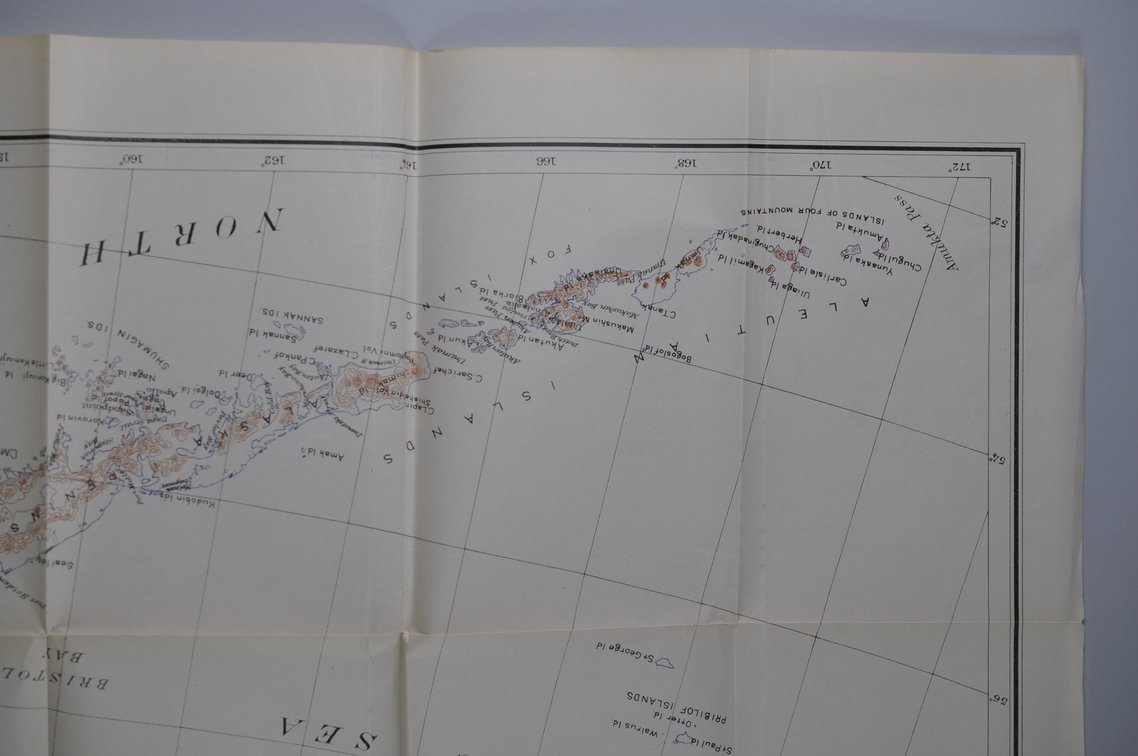 National Geographic Map of Alaska 1904, photo 10 of 23