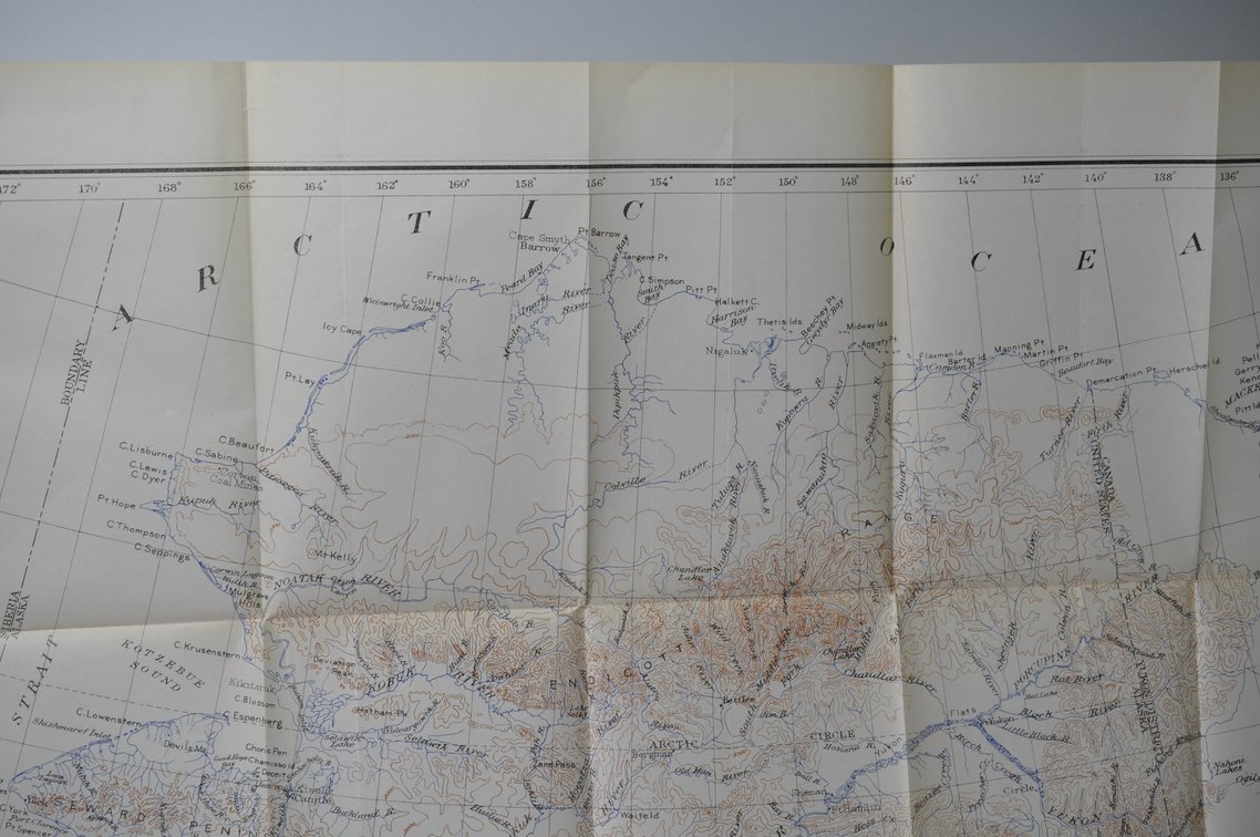 National Geographic Map of Alaska 1904, photo 3 of 23