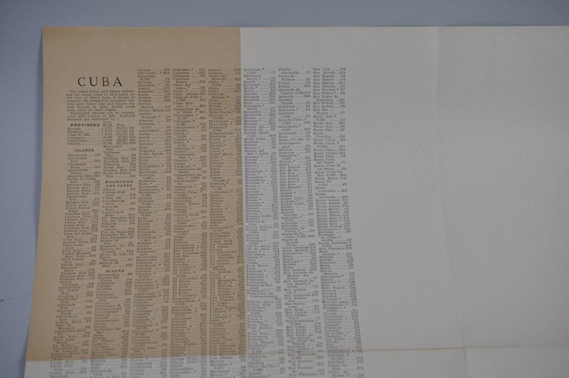 National Geographic Map of Cuba 1906, photo 9 of 12