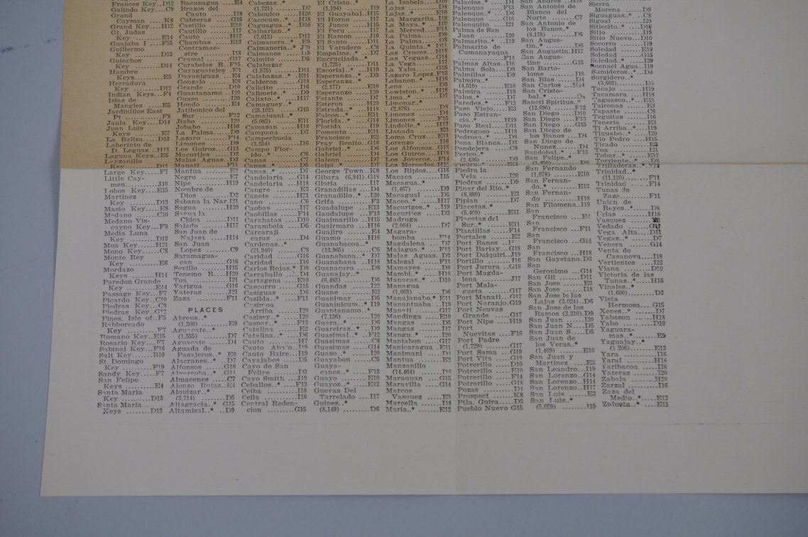 National Geographic Map of Cuba 1906, photo 10 of 12