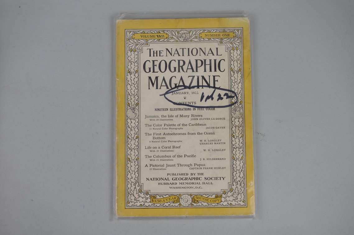 1911 January-May Nat Geo Magazines Vol XXII, photo 10 of 11