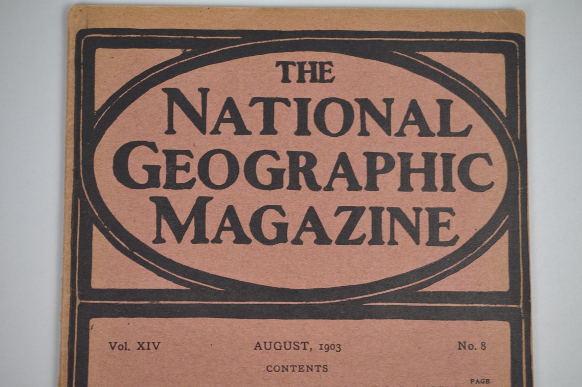 Vol. XIV No.8 – August 1903 National Geographic, photo 3 of 3