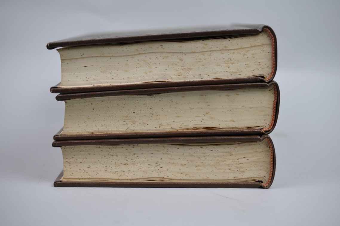 Vol. 31-36 National Geographic 1917-1919 Brown Leather Bound, photo 11 of 11